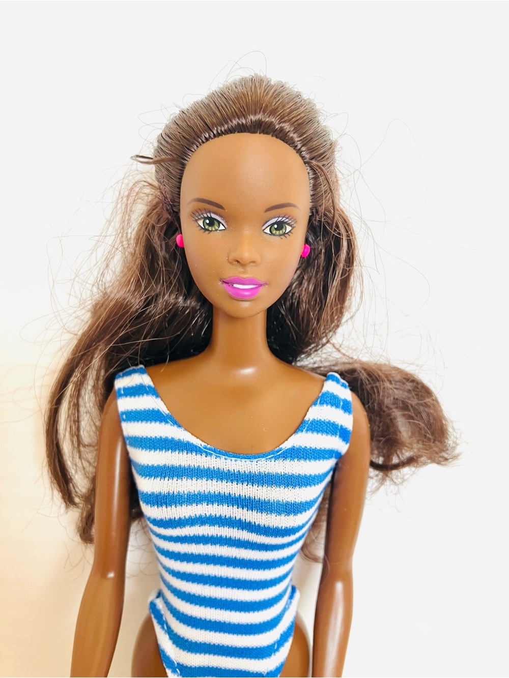 Barbie 1999 Hawaiian Friend Christie Fashion Doll Redressed #24615 Read